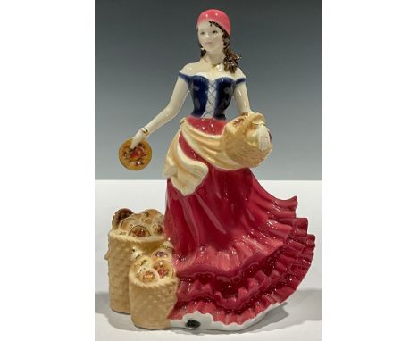 A Royal Worcester figure, Fruit Seller at Appleby Fair, Guild of Specialist China &amp; Glass Retailers exclusive, limited ed