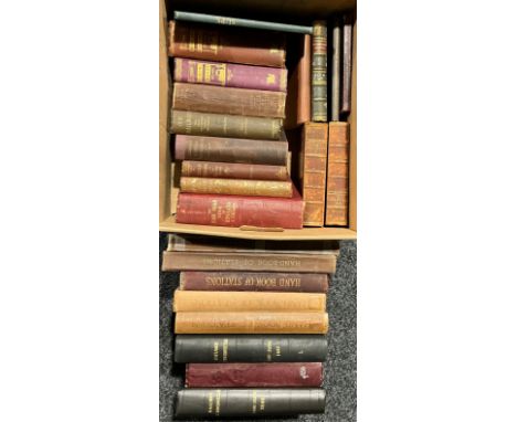 Railway interest books to include Railway Clearing House Official Hand Book of Railway Stations 1938, Hand Book of Stations 1