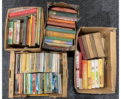Books - 1920s and later Annuals, Grey Friars, Warnes's Happy book for Children, Alice in Wonderland, Pan books James Bond nov