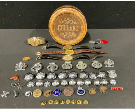 Watches &amp; Policing - Rotary manual wind wristwatch, others Timex, Limit International (4), 9ct gold watch case, 3.5g;  as