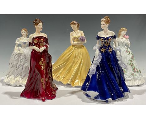 A Royal Worcester figure, for Compton &amp; Woodhouse, A Golden Moment, CW520, Anniversary Figurine of the Year 2001; others,