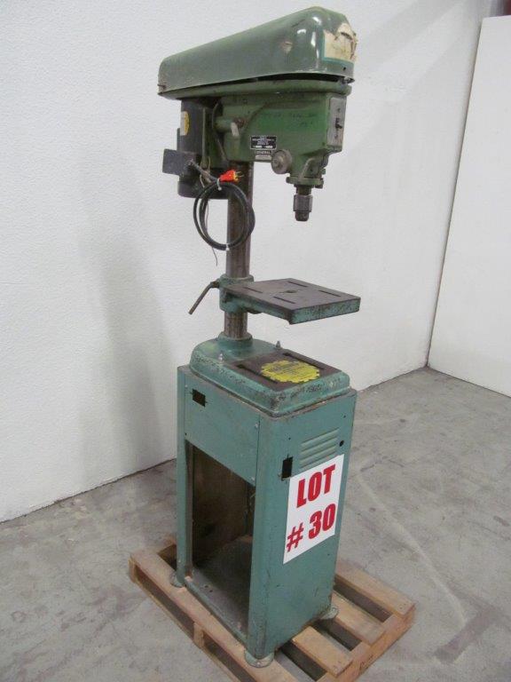 GENERAL DRILL PRESS MODEL 340, S/N N3048, C/W STAND, 3/4 HP