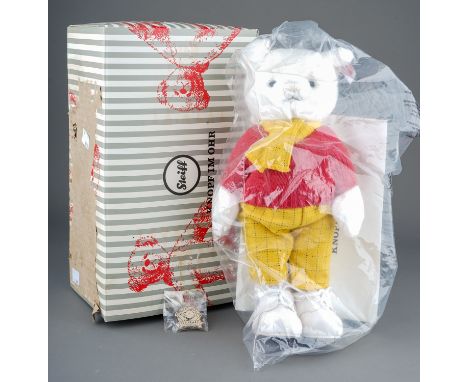 A boxed Steiff Rupert Bear
