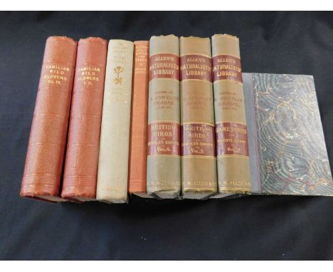 RICHARD BOWDLER SHARPE: A HAND-BOOK TO THE BIRDS OF GREAT BRITAIN, London, W H Allen, 1894, 1896-97, vols 1, 3-4, Allen's Nat