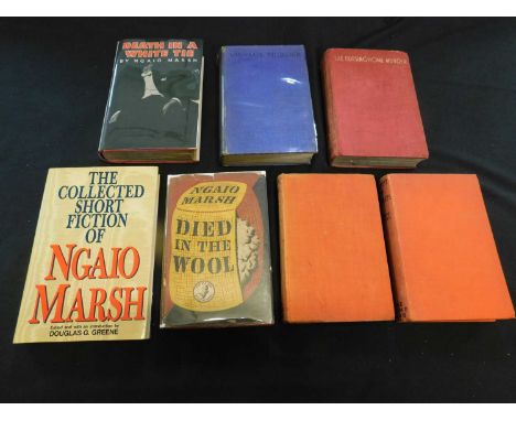 NGAOI MARSH: 7 Titles: THE NURSING-HOME MURDER, London, Geoffrey Bles,1935, first edition, original cloth worn and soiled, sp