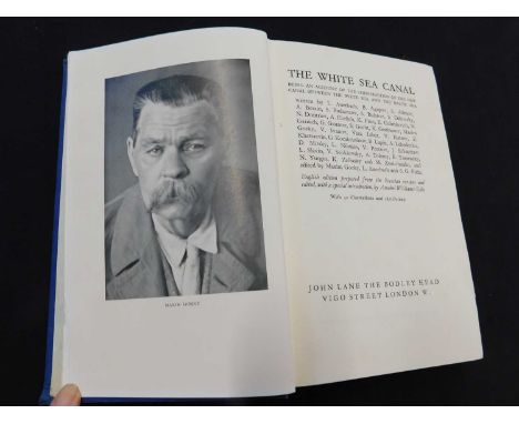 LEOPOLD AUERBUCH &amp; OTHERS: THE WHITE SEA CANAL BEING AN ACCOUNT OF THE CONSTRUCTION OF THE NEW CANAL BETWEEN THE WHITE SE