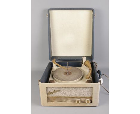 An Amplion portable record player.  