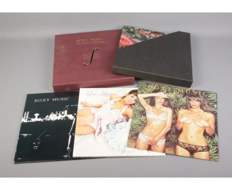 A Roxy Music The First 7 Albums box set, complete.  Tear to box.