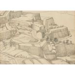 § Misome Pielé (British 1907-1985) Hill-top Town