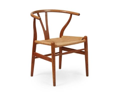 Hans Wegner (Danish 1914-2007) for Carl Hansen & Son 'Wishbone Chair / Y-Chair', designed 1950 model CH24, manufacturer's lab