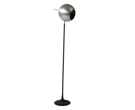 Gino Sarfatti (Italian 1912-1985) for Arteluce Floor Lamp, designed 1962 model no. 1082, with manufacturer's label (inside sh