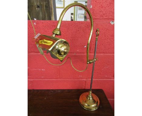 Brass desk lamp