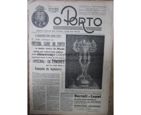 FOREIGN Collection of over 75 foreign, mainly newspaper / magazine issues to include:&nbsp;1971 VI Trofeo Joan Gamper tournam