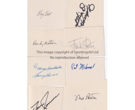 OLYMPIC MEDALLISTS    Twelve white cards all signed by Olympics Gold medallists including Willie Davenport, Frank Shorter, Bi