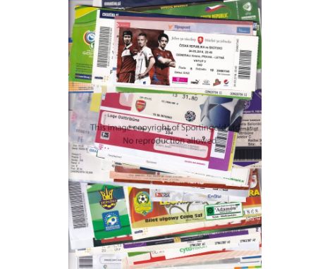 TICKETS    A collection of 66 modern tickets almost all in Europe outside of England mostly competitive matches in Serbia, Cr