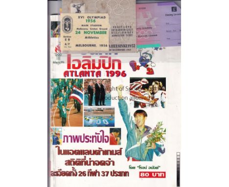 OLYMPIC GAMES    Very rare book issued by Thailand to celebrate  the winning of their first ever gold medal, won at Atlanta  