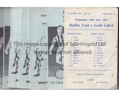 1963/64 / 1964/65 / 1965/66 &amp; 1966/67 HALIFAX TOWN           110 x Halifax Town home programmes Football League Division 