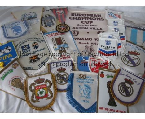 European Champions Cup Semifinal STEAUA Bucharest vs Anderlecht Pennant  1986