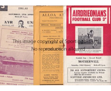 SCOTTISH 1960's/70's    A collection of 40 Scottish League and Cup programmes many from the early 1960's some from the early 