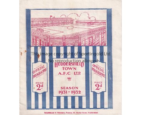 CUP SEMI-FINAL 1932   Official programme, Cup Semi-Final, Chelsea v Newcastle at Huddersfield, 12/3/1932, Newcastle winning 2