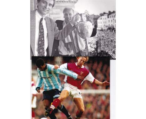 ARSENAL PRESS PHOTOGRAPHS        Fifty five photographs, with a mixture of colour and black &amp; white from the 1980 and 199