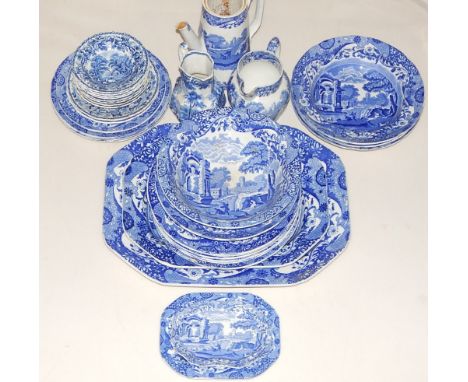 A quantity of late 19th and early 20th century Copeland Spode tableware, (qty).