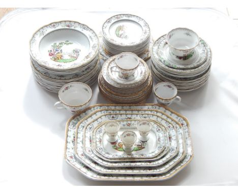 A late 19th /early 20th century Spode Copeland Chelsea part dinner service, to include plates and serving dishes, various siz