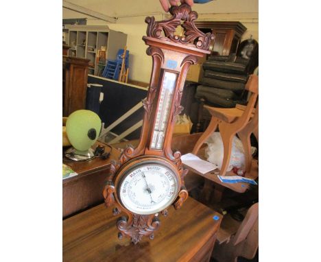 An early 20th century mercury aneroid barometer
