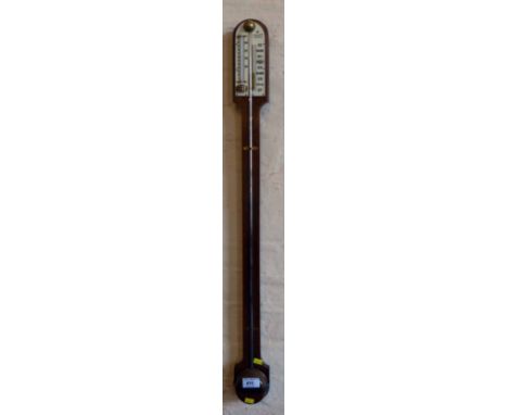 I. Blatt (Brighton) stick barometer. Condition report: see terms and conditions