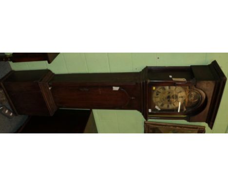 An oak eight day longcase clock, signed Geo Wilson, Swalwell, circa 1790