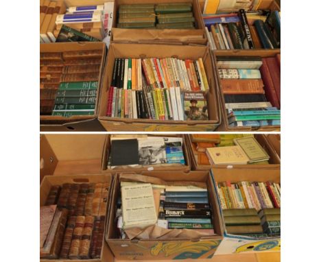 ^ Eleven boxes of books, including the works of Charles Dickens, Architecture, paper back novels, The diary of Samuel Pepys; 