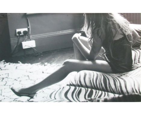 LOUISE BABB, 'Sarah on the Sofa', photo print, 71cm x 102cm, signed to label verso and framed. 
