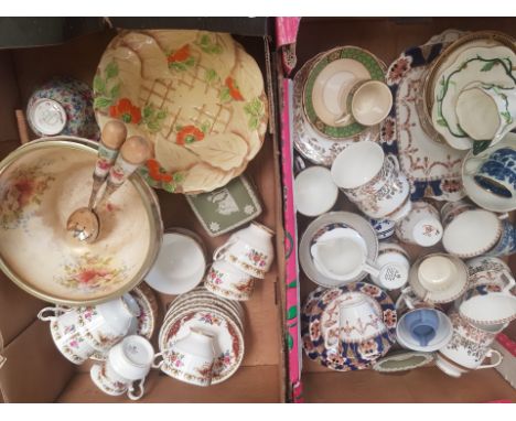 A mixed collection of ceramic items to include Royal Stafford floral part tea set, Royal Albion tea ware items, Royal Devon S