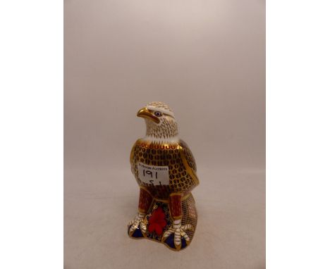 Royal Crown Derby Eagle Paperweight 17cm Height Silver Stopper 