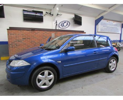 Make &amp; Model: Renault Megane Exreme 16V 100Date of Reg: AK57 WLPColour: Bluecc: 1390MoT: 28-02-2022Fuel Type: PETROLMilea