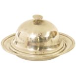 Silverware, NER Darlington Muffin Dish: An N.E.R. REFRESHMENT ROOMS, DARLINGTON, silver plated