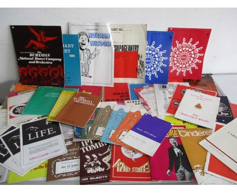  A collection of vintage theatre programmes 