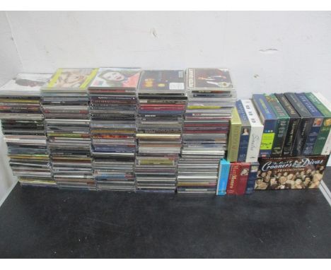 A collection of easy listening CD's including box sets. Rod Stewart, Frank Sinatra, Eva Cassidy, Shirley Bassey, George Micha