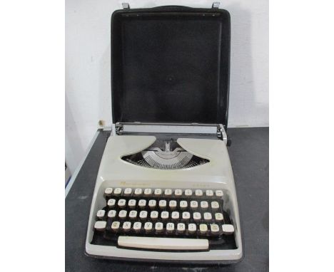 A Remington Envoy portable typewriter