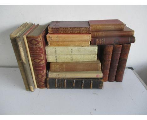A collection of vintage books including The Mint &amp; Revolt In The Desert, both by T.E.Lawrence, The Works of Horace Vol 1 