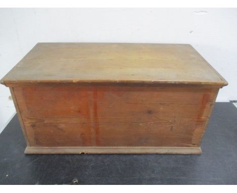 A vintage pine trunk