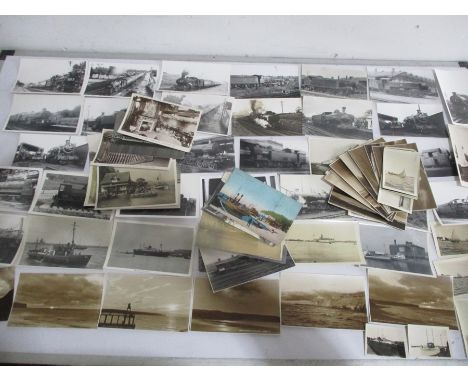 A collection of vintage postcards and photographs 