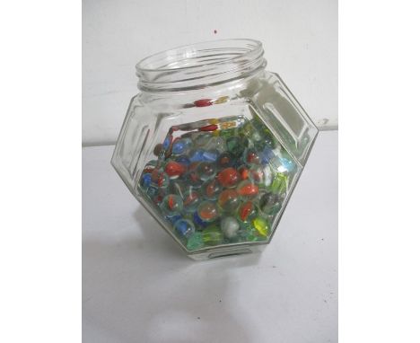 A collection of vintage marbles 