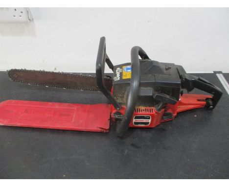 A Jonsered Swedish petrol chainsaw