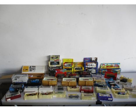 A collection of die cast vehicles including Corgi, Corgi classic, Lledo Days Gone, Matchbox, Maisto etc