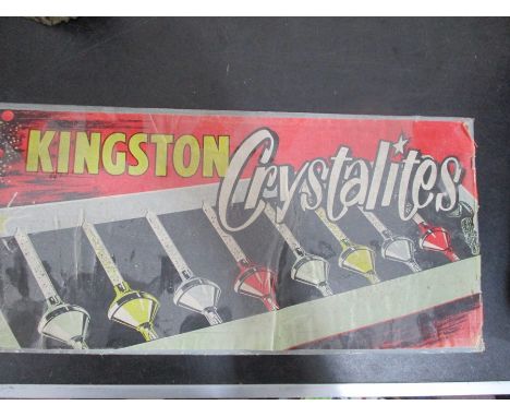 A set of vintage mid 20th century Kingston Crystalites - Christmas lights complete in the original box