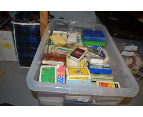 Large quantity of approximately 500 advertising related playing cards