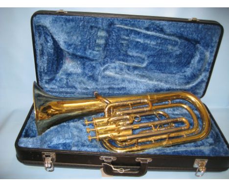 Yamaha YBH 301 baritone horn in fitted  box (lacking mouthpiece)