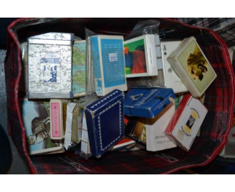 Quantity of playing cards, mainly boxed and unused