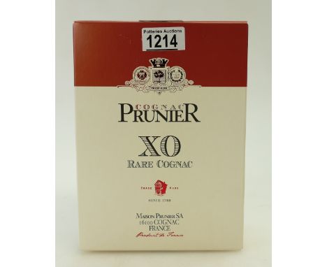 A bottle of Cognac: Prunier XO Tres Vielle 70cl.